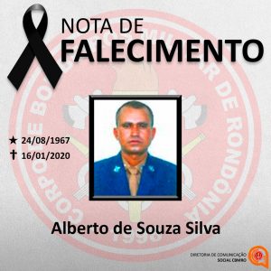 ASSFAPOM- Nota de Pesar pela morte 2° TEN BM RR Alberto de Souza Silva ASSFAPOM- Nota de Pesar pela morte 2° TEN BM RR Alberto de Souza Silva