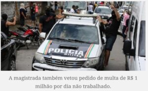 Por falta de provas, juíza nega bloquear contas de associações policiais no Ceará Por falta de provas, juíza nega bloquear contas de associações policiais no Ceará