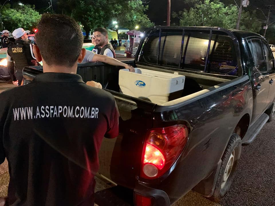 Fiscalização da Assfapom no bloco do Galo da Meia Noite