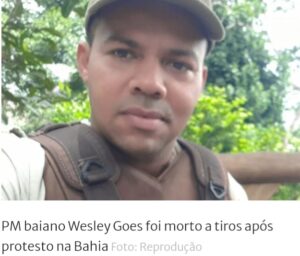 “Não entrei na PM para prender pai de família”, disse soldado Wesley “Não entrei na PM para prender pai de família”, disse soldado Wesley