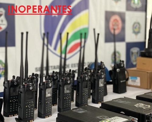 “CAOS NA SEGURANÇA” – PMs denunciam para ASSFAPOM a falta HTs a vários meses “CAOS NA SEGURANÇA” – PMs denunciam para ASSFAPOM a falta HTs a vários meses